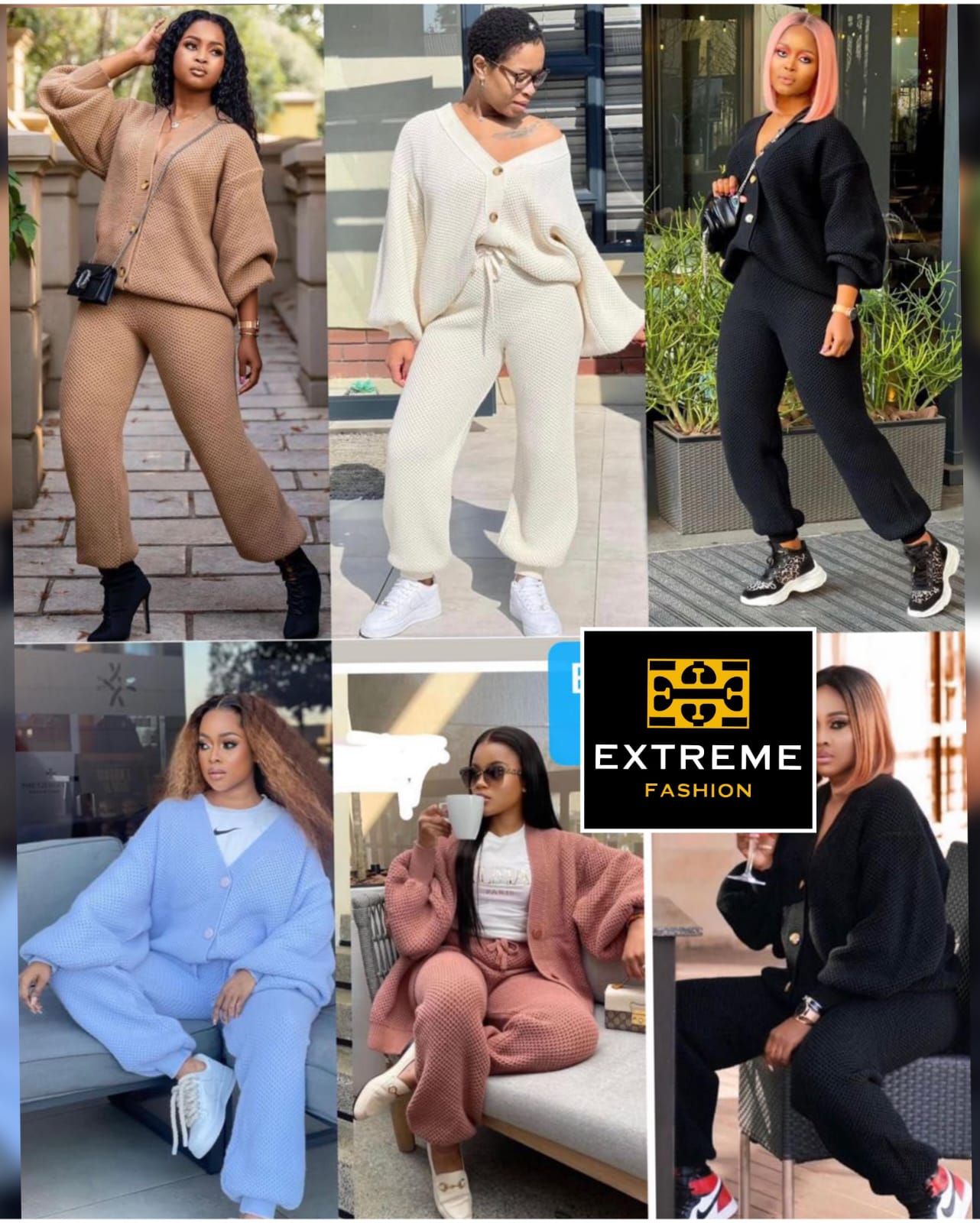 winter knitted 2pc set