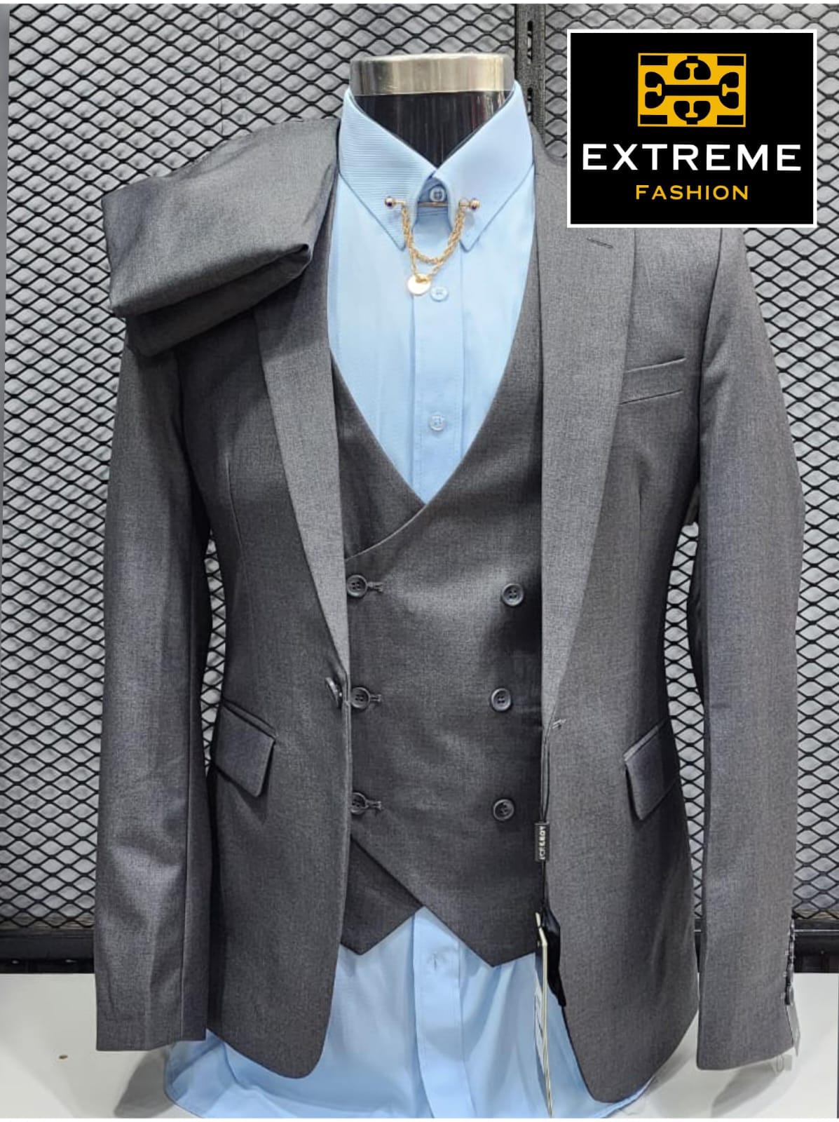 men's slim fit 3pc suit