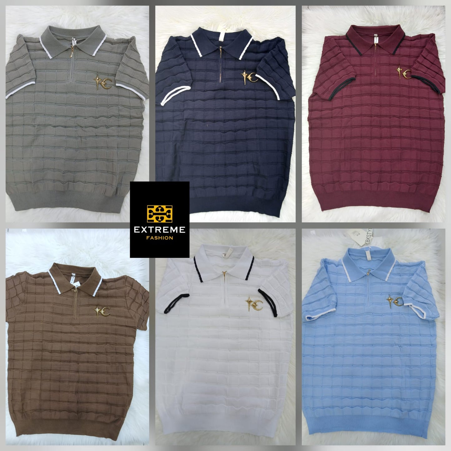 men's knitted golf t shirts